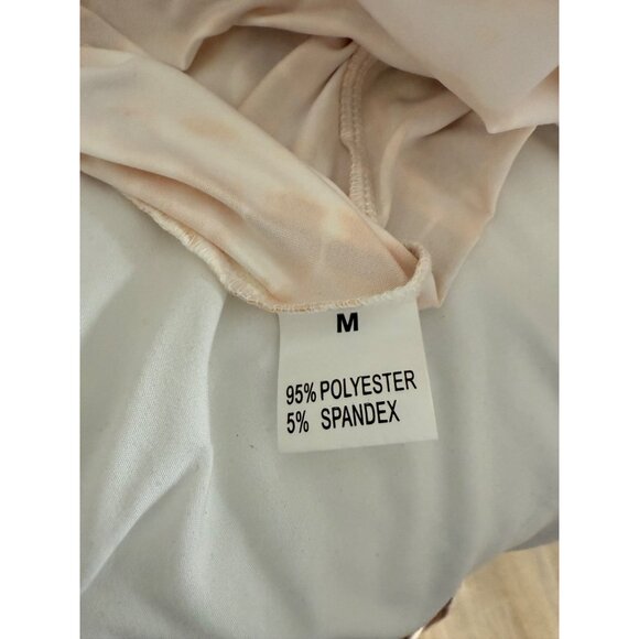 Yellow & White Tie-Dye Sleeveless Maxi Dress With Racerback & Cutout Detail - Picture 4 of 4